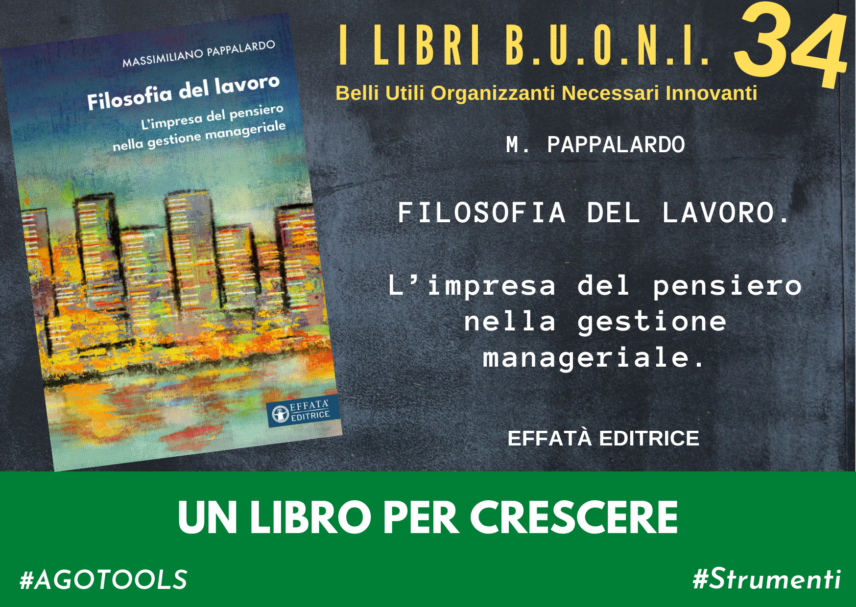Copertina del libro "Filosofia del lavoro"