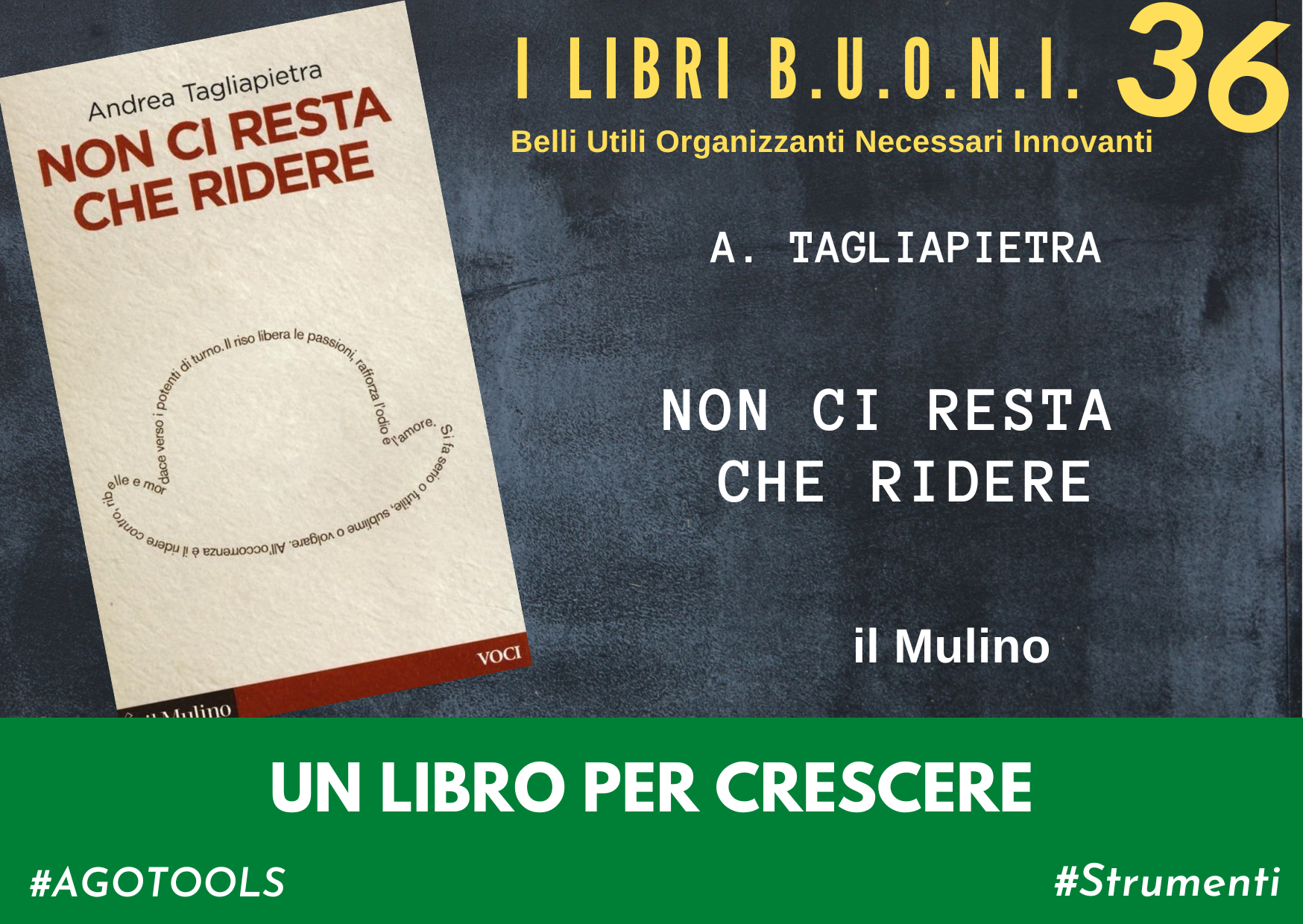 Copertina del libro "Non ci resta che ridere"