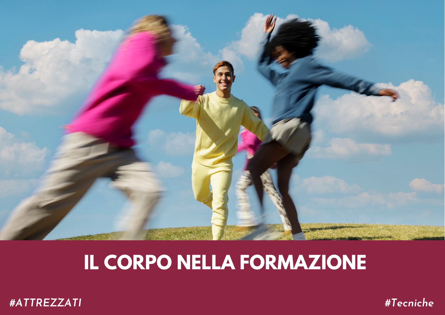 Ragazzi che si muovono in cerchio