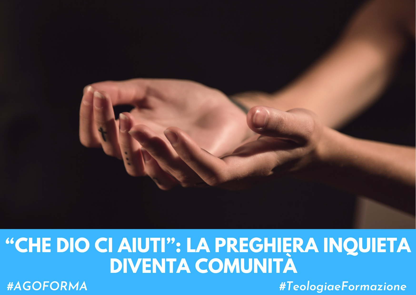 Immagine di mani che pregano