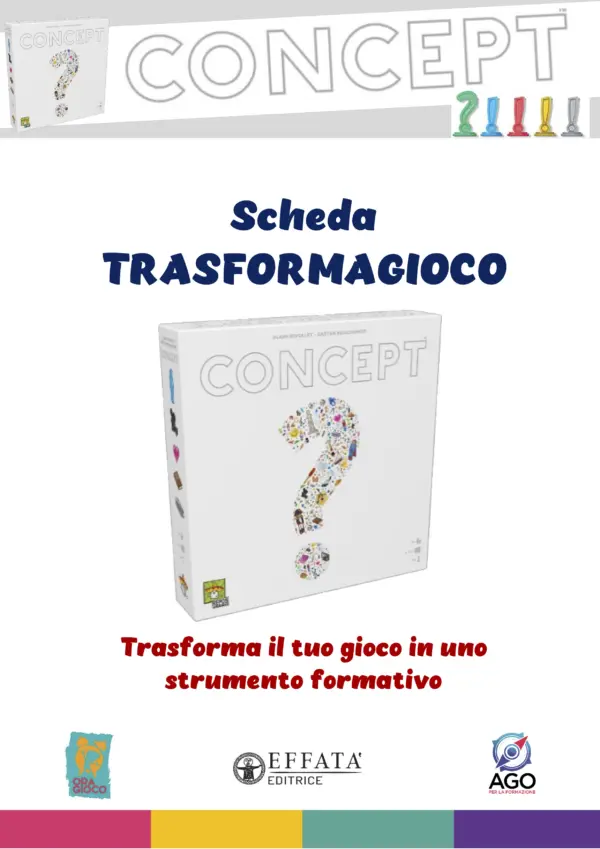 Scheda trasforma gioco Concept