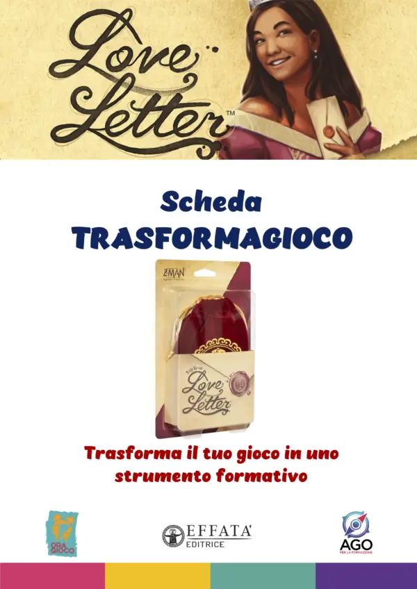 Scheda trasforma gioco Love Letter