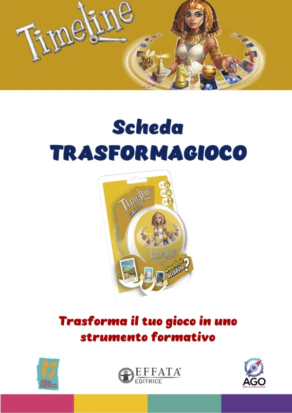 Scheda trasforma gioco TimeLine Classico